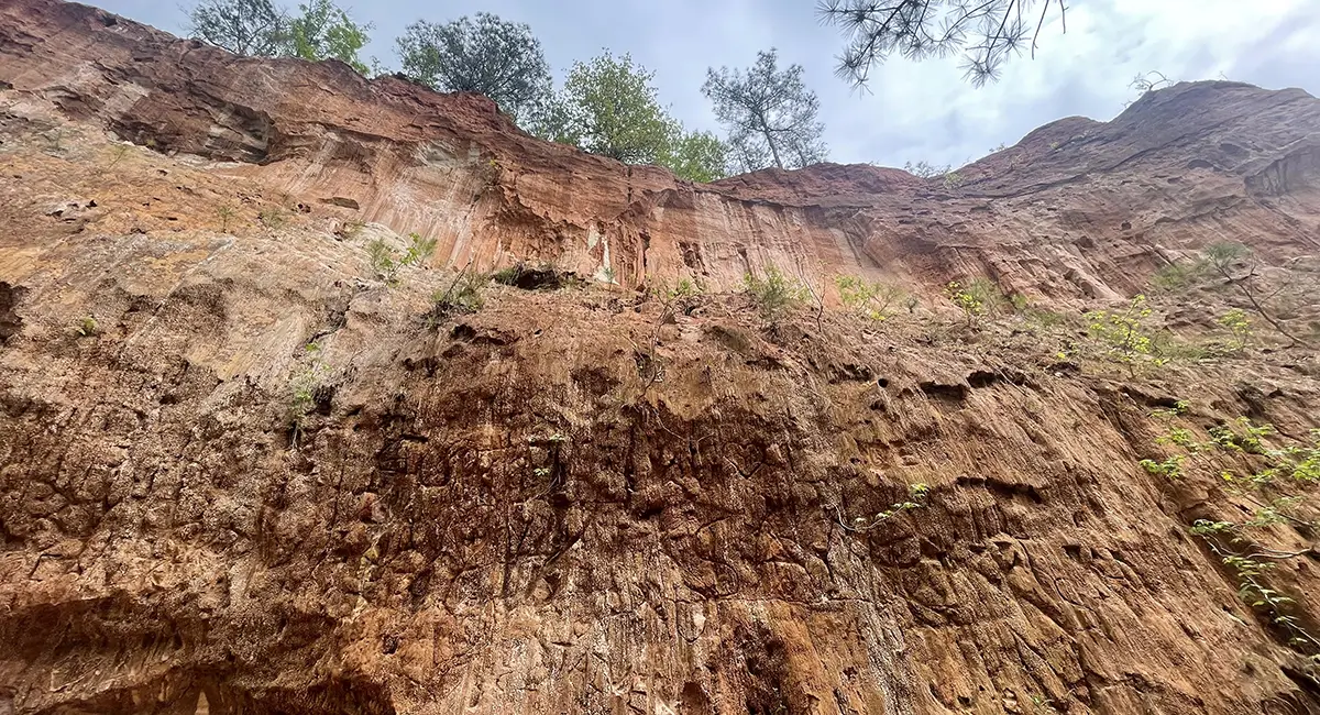 View of Providence Canyon Landscape - Trails and Tap