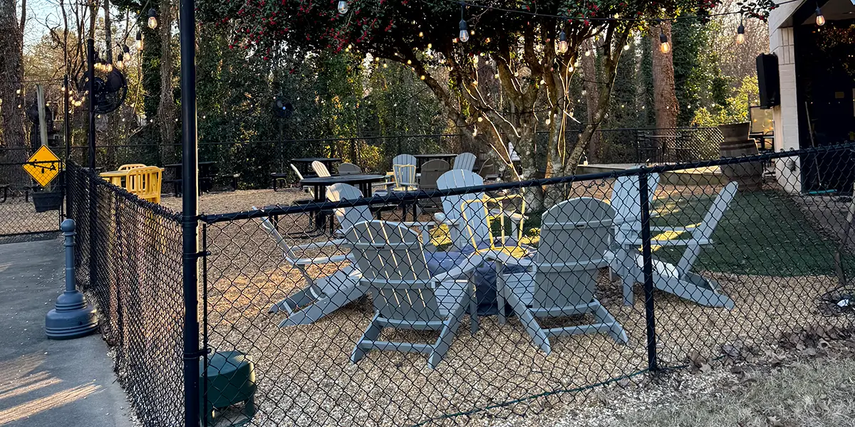 Outdoor Seating at Schoolhouse Brewing